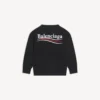 Børn – sweatshirt med motiv fra Political Campaign i sort