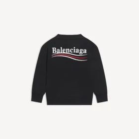 Børn – sweatshirt med motiv fra Political Campaign i sort