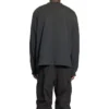 Broderet BB-sweater med rund hals og ærmer “Washed Black White” 699191TMVG79034