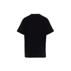 Broderet unisex-trøje med korte ærmer, sort 612965TIVD31000 Broderet unisex-trøje med korte ærmer, sort 612965TIVD31000