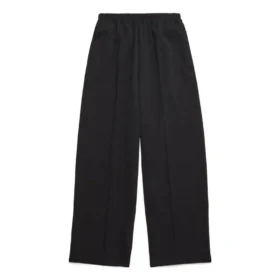 Bukser med elastisk talje og lige ben “Black” 743903TNT391000