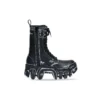 Bulldozer snørestøvler “Black Outline Calfskin” 672502WBEF21090