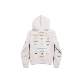 Business English Zip-up Hættetrøje “Off White” 788243TQVH69016