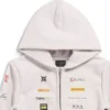 Business English Zip-up Hættetrøje “Off White” 788243TQVH69016