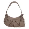 c Le Cagole lille skuldertaske “Light Brown” 6713071VG9Y1212