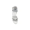 Cagole 110 mm Sandaler “White Arena Lambskin” 743057WAD4E9081