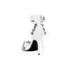 Cagole 110 mm Sandaler “White Arena Lambskin” 743057WAD4E9081