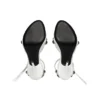 Cagole 110 mm Sandaler “White Arena Lambskin” 743057WAD4E9081