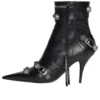 Cagole 90 mm støvletter “Black Arena Lambskin” 694379WAD4E1081