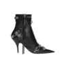 Cagole 90 mm støvletter “Black Arena Lambskin” 694379WAD4E1081