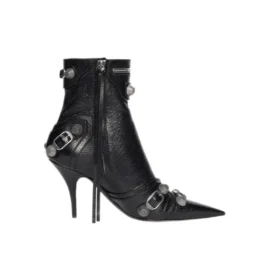 Cagole 90 mm støvletter “Black Arena Lambskin” 694379WAD4E1081 Cagole 90 mm støvletter “Black Arena Lambskin” 694379WAD4E1081