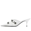 Cagole-højhælede Mules “White Lambskin” 714253WAD4E9081