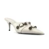 Cagole-højhælede Mules “White Lambskin” 714253WAD4E9081