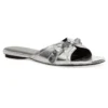 Cagole Metallic-sandaler “Silver Black” 694342WBDK38018