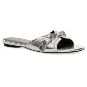 Cagole Metallic-sandaler “Silver Black” 694342WBDK38018 Cagole Metallic-sandaler “Silver Black” 694342WBDK38018