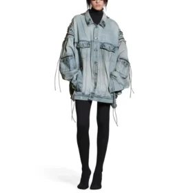 Cagole Oversized-jakke “Blå” 764521TDW144016
