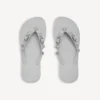 Cagole-sandal til kvinder i Balenciaga-grå/krystal