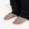 Cagole-sandal til kvinder i Balenciaga-grå/krystal