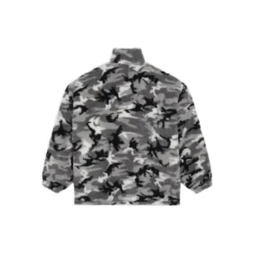 Camouflage-jakke med lynlås “Grey” 681818TLQ121240