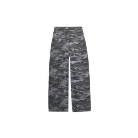 Camouflage-jeans med brede ben “Grå” 641456TJW551055