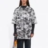 Camouflage-mesh-trøje “Grey” 647651TJLC51240