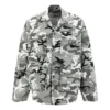 Camouflage-printet skjorte “Grey” 681008TLL721262