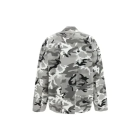 Camouflage-printet skjorte “Grey” 681008TLL721262