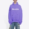 Caps Destroyed-hettetrøje “Purple” 659403TKVB63078