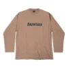 Caps Oversized langærmet T-shirt “Khaki” 681046TNVL17761