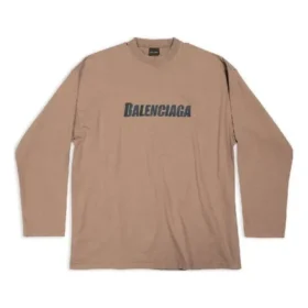 Caps Oversized langærmet T-shirt “Khaki” 681046TNVL17761