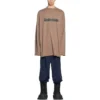 Caps Oversized langærmet T-shirt “Khaki” 681046TNVL17761