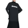 Caps T-shirt, Boxy-pasform, “Sort” 651795TNVL11070