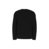 Cardigan med ton-i-ton-logo overalt “Black” 720058T16611000
