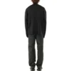 Cardigan med ton-i-ton-logo overalt “Black” 720058T16611000