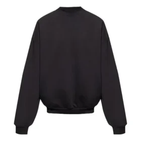 Care Label sweatshirt med rund hals “Black” 724511TNVL61070