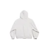 Champs-elysees hættetrøje med gennemgående lynlås, regular fit “White” 803264TRVM99016