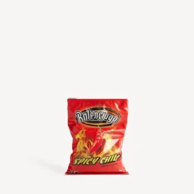 Chips-taske i rødt