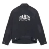 Cities Paris oversized Denim Jakke “Washed Black White” 690198TBP479034