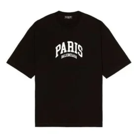 Cities Paris T-shirt, medium pasform, “Black” 612966TLVL71070
