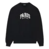 City Paris sweatshirt med rund hals “Black White” 676629TLVL81070