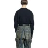 City Paris sweatshirt med rund hals “Black White” 676629TLVL81070