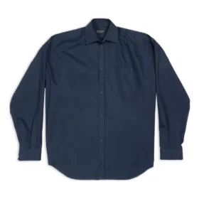 Cocoon-skjorte “Navy Blue” 725367TNM158065