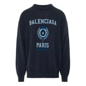 College Crest-sweatshirt med rund hals “Navy” 696226T32394640