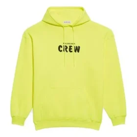 Crew-hettetrøje med tryk, gul 578135TIV757072