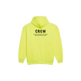 Crew-hettetrøje med tryk, gul 578135TIV757072