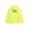 Crew-sweatshirt med bogstavtryk, herre, gul 600583TIV757072