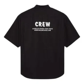 Crew-T-shirt med korte ærmer “Black” 622251TIM391000