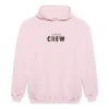 Crew-trøje med alfabetprint, lyserød 578135TIV751900