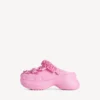 Crocs™-mule med Jibbitz™ til kvinder i lyserød