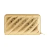 Crush Continental-tegnebog, metalliseret og quiltet “Gold” 7664472AAYO8004